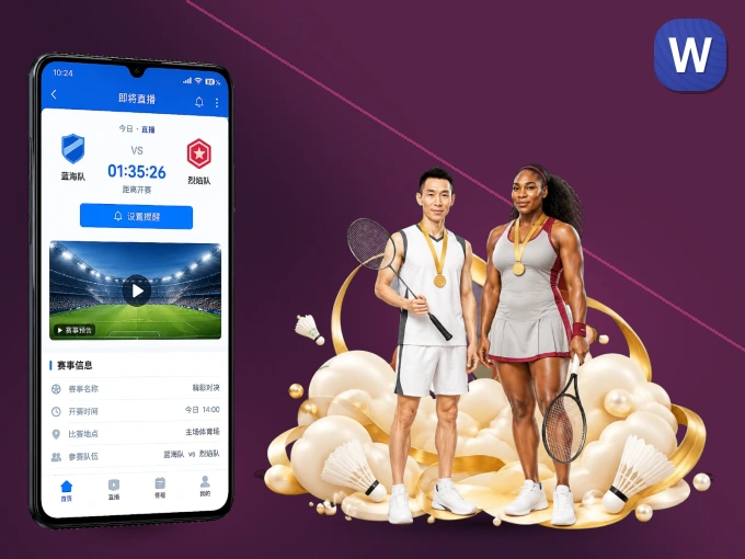 安装wd188客户端，把球场装进手机里